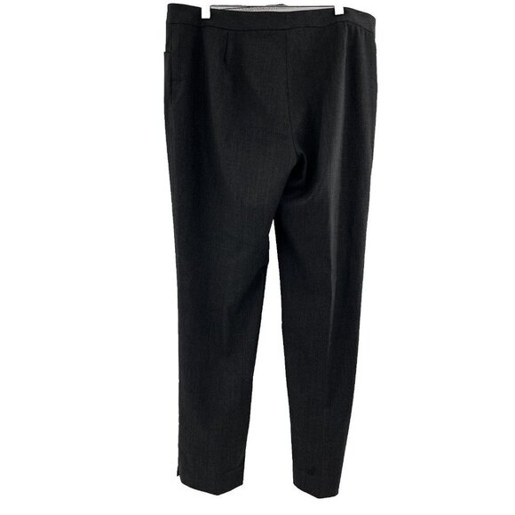 LAFAYETTE 148 Black Virgin Wool Irving Stretch Casual Dress Pants Womens 12 $448 - Picture 2 of 9